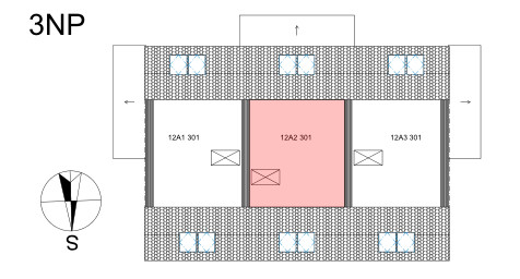 12A/12A/3+kk/3/108,2/jihozápad/Byt 12A2/93