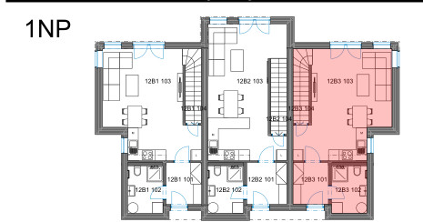 12B/12B/3+kk/3/101,9/jihozápad/Byt 12B3/88