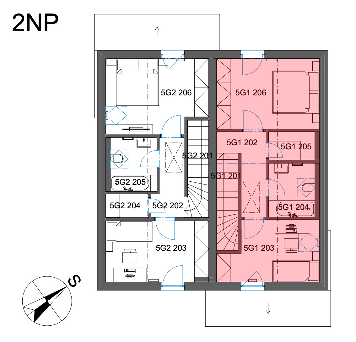 5G1/5G/3+kk//114,2/severovýchod/Dům 5G1/128,00